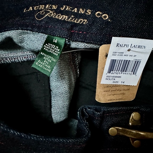 NWT Ralph Lauren Nolita Jean skirt, size 14 - Picture 4 of 5